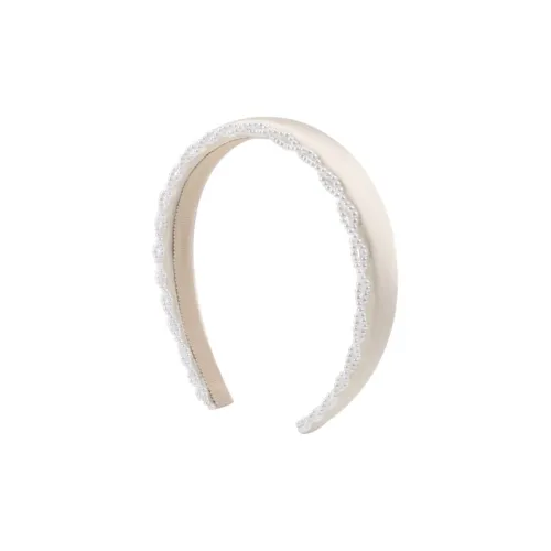 BABYBEI Элегантность Минималистский стиль Универсальный Мягкий Увеличение Высоты Череп Черный Бежевый Аксессуары для волос Женские