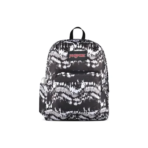JanSport Полиэстер Рюкзак Стандартный Унисекс Черный Белый Tie Dye