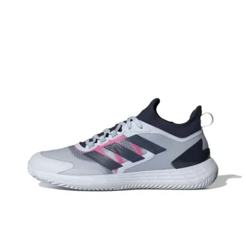 Adidas ADIZERO UBERSONIC 4,1 Противоскользящие устойчивые к истиранию низкий топ теннисные кроссовки мужские серо-белые