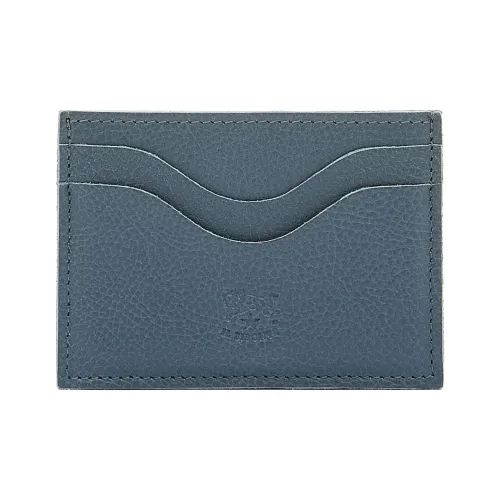 Il Bisonte Растительное дубление Коровья кожа Картхолдер Женские Синий