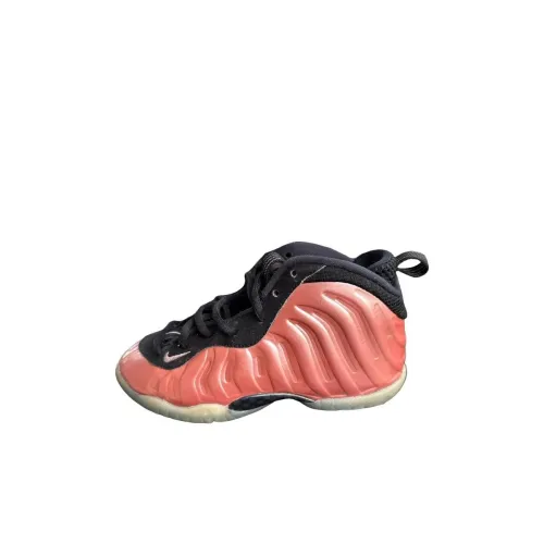 Nike Foamposite One Slip-Resistant Abrasion-Resistant High Top Children's Basketball Shoes Pink Kids