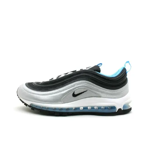 Nike Air Max 97 Low Топ Casual Мужской Серебристый Черный