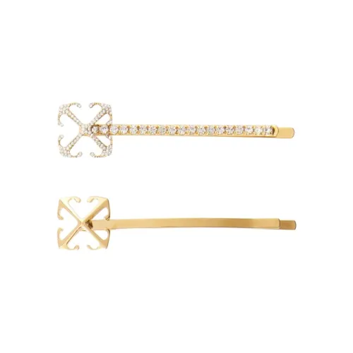 Off Белый Латунь Заколки для волос Женские Золото