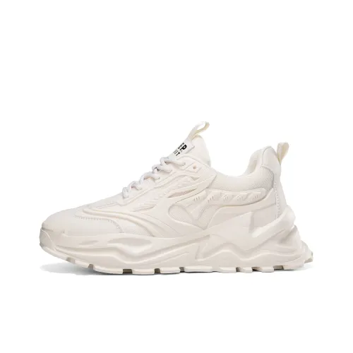 JEEP SPIRIT Дышащий Рекомендуемый рост Увеличение Низкий Топ Толстая подошва Кроссовки Мужские