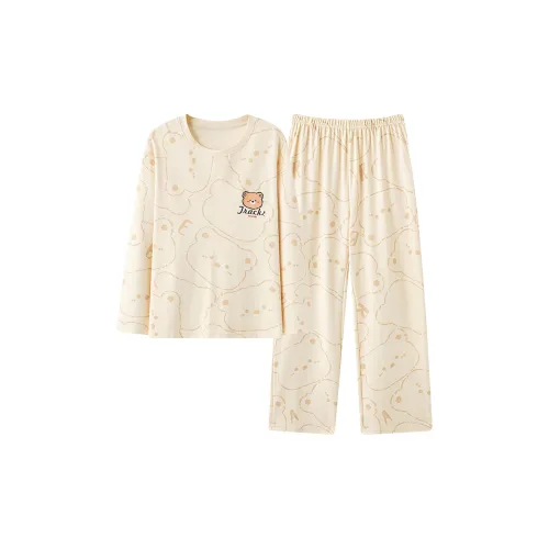 William Pajama Комплект Женский Абрикос