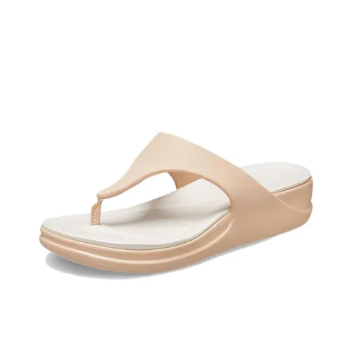 Crocs Устойчивые к истиранию Шлепанцы Женские Экрю