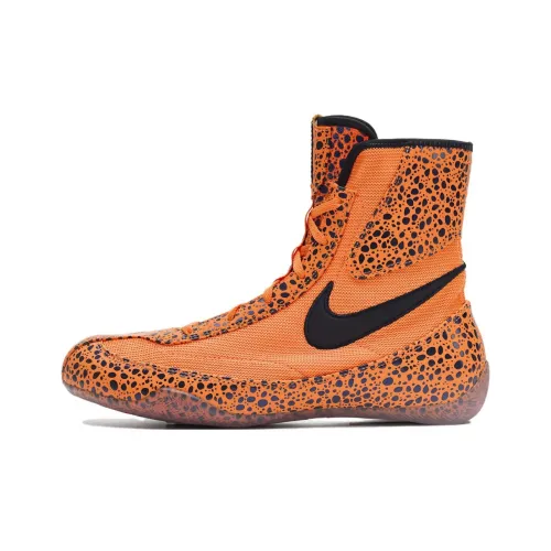 Nike Machomai 2 Slip-Resistant Abrasion-Resistant High Top Training Shoes Unisex Orange