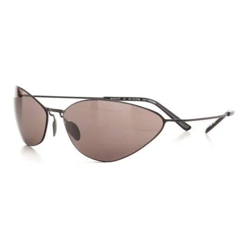 Balenciaga Титановый сплав Нерегулярная форма Солнцезащитные очки Мужской Черный