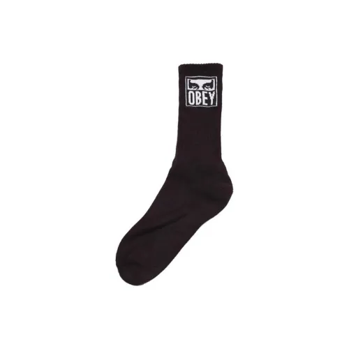 Obey 1 шт Черные Унисекс MID Носки до икры