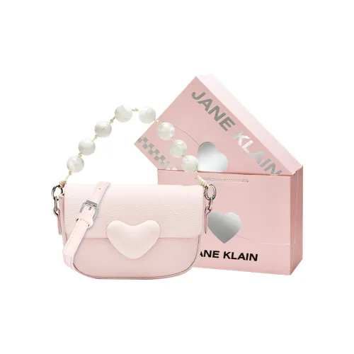 JANE KLAIN ПУ (полиуретан) Сумка через плечо Сумка Обычная Женская Девичья Розовая Кремовая Белая
