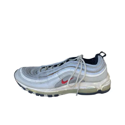 Nike Air Max 97 Low Топ Повседневная обувь Мужская Серебряная