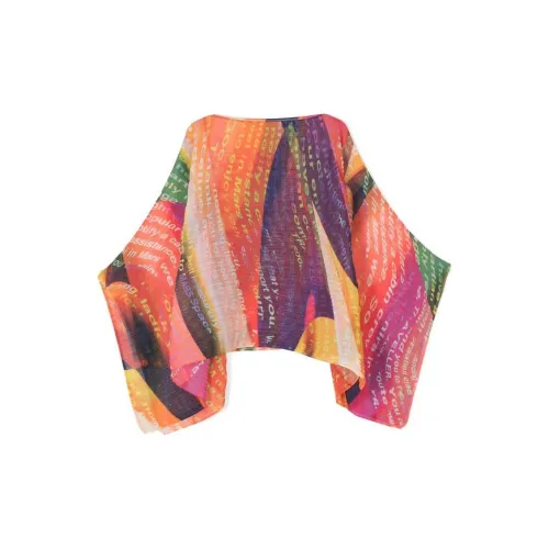 PLEATS PLEASE ISSEY MIYAKE Полиэстер Палантины Женские Многоцветный