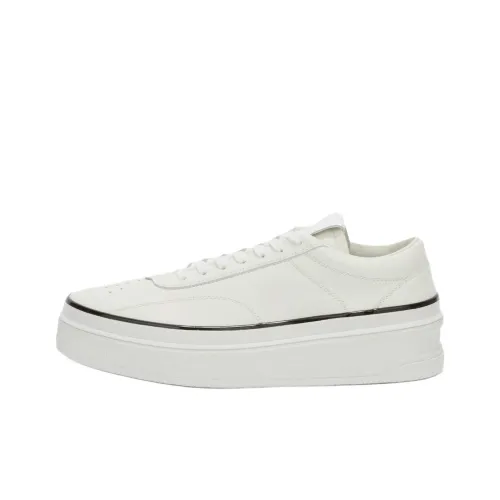 JIL SANDER Скейтборд Кроссовки Низкие Белые Мужские