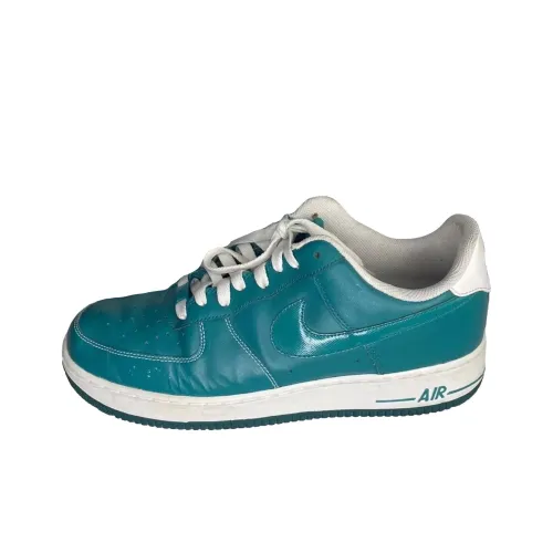Nike Air Force 1 LUSH Бирюзовый Slip-resistant Abrasion-resistant Low Top Скейтбординг Кроссовки Мужские Зеленые