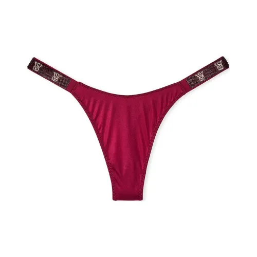 Victoria's Secret Very Sexy SHINE Ремень Розовый Кружево Стринг Пантика Campari Красный Стринг Женские 1 Пачка Campari Красный