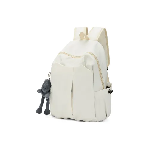 CORALDAISY Ткань Рюкзак Унисекс Кремово-белый