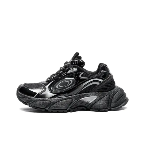 G+G Shock Absorbers Slip-resistant Abrasion-resistant Low Top Footwear Men's Black G+G Shock Absorbers Противоскользящие Устойчивые к истиранию Низкий Топ Обувь Мужская Черная