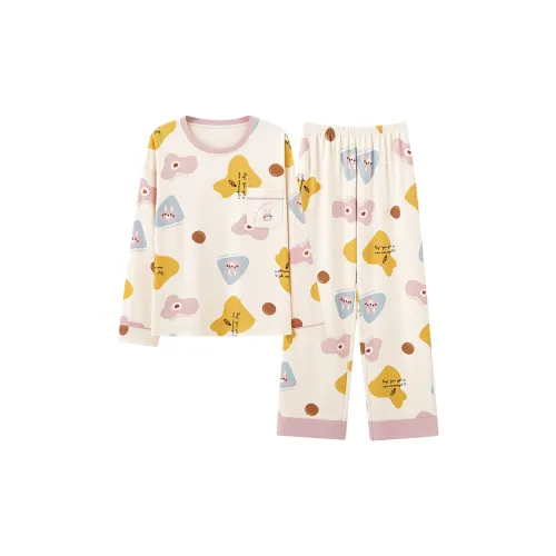 William Pajama Комплект Женский Абрикос