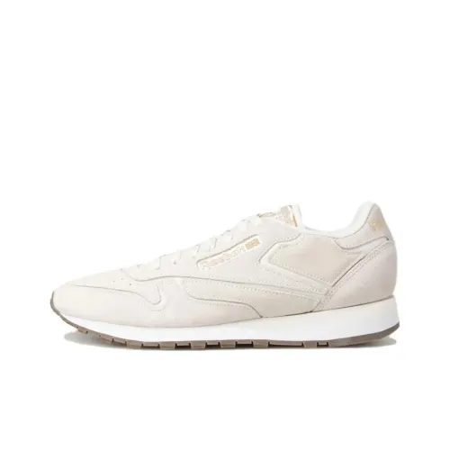 Reebok Classic Leather Low Топ Повседневная обувь Унисекс Экрю