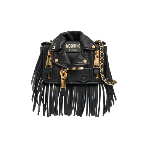 MOSCHINO Овчина Сумка через плечо Сумка на плечо Женская Черная