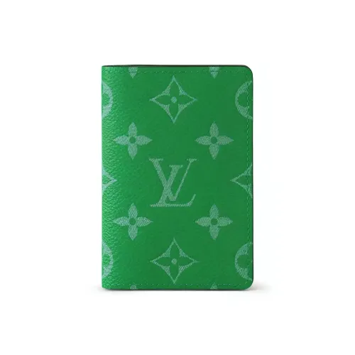 LOUIS VUITTON Кожа Кошелек Женские Зеленый