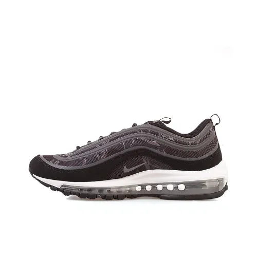 Nike Air Max 97 Low Топ Повседневная обувь Унисекс Черный Серый