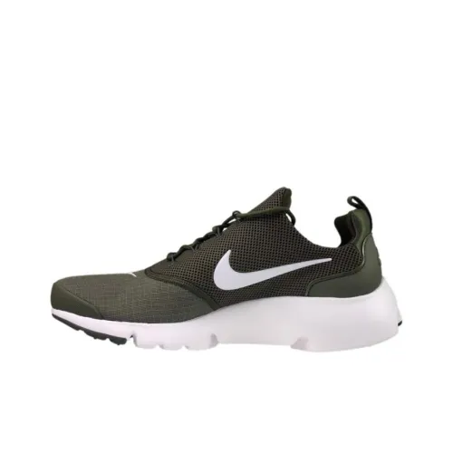 Nike Presto Fly Slip-Resistant Low Top Повседневные Беговые Кроссовки Мужские Темно-Зеленые