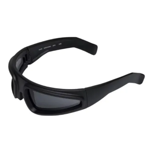 RICK OWENS совместный бренд RO Нейлон Нерегулярная форма Солнцезащитные очки Мужской Черный