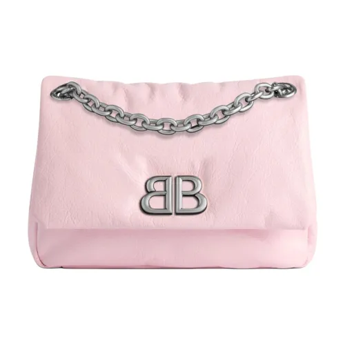 Balenciaga Fine Grained Коровья кожа Сумка Сумка через плечо Мини Женская Лепесток Розовый