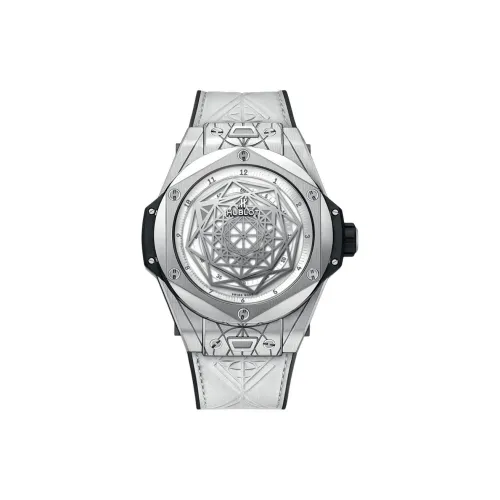 HUBLOT Автоматический Механический Механизм Мужские Часы 45 мм Белый