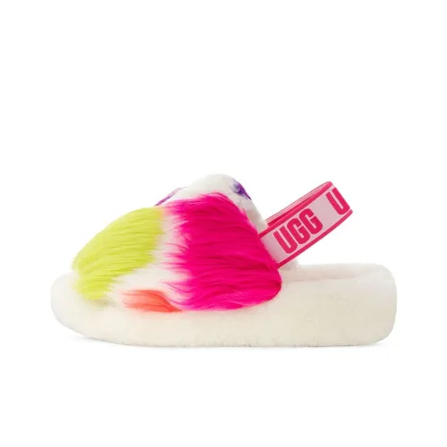 UGG FLUFF YEAH Стильный Сандалии Женские Белые