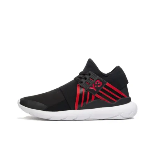 Y 3 Low Топ Повседневная обувь Мужская Черный Красный