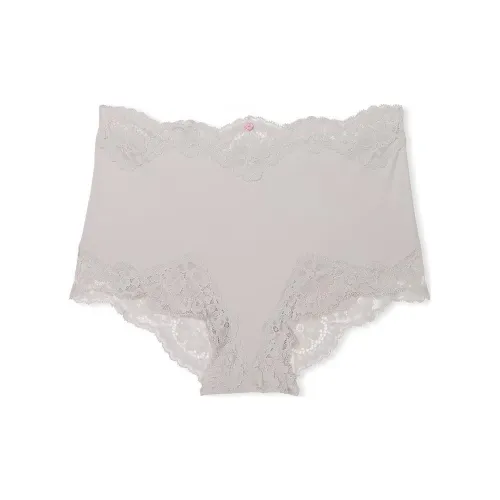 Victoria's Secret Dream Angels Кружевная отделка Boyshort Panty Нижнее белье Женское 1 упаковка Серый