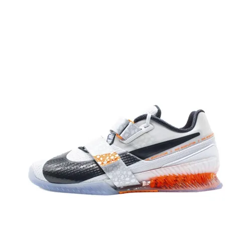 Nike Romaleos 4 Slip-Resistant Abrasion-Resistant Low-Top WEIGHTLIFTING Обувь Унисекс Белый
