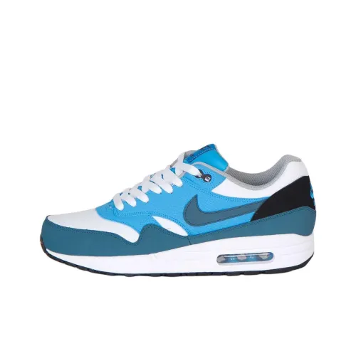 Nike Air Max 1 Low Топ Casual Мужской Белый Синий