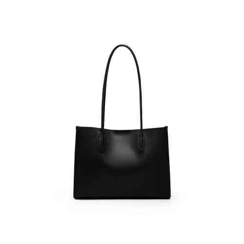 ROSEROOEN Сумка Tote из коровьей кожи сумка через плечо стандартная женская черный соляной хаки кофейный золотисто-коричневый дымчато-серый