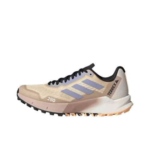 adidas Terrex Agravic Flow 2,0 Slip-Resistant Abrasion-Resistant Low Top Hiking Shoes Unisex Beige
