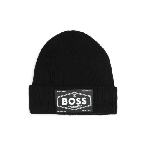 BOSS Полиэстер Шапки-бини Детский Черный