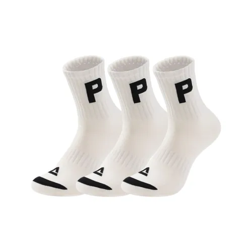 PEAK Колено Высокие Носки Унисекс 3 Пачки Буква