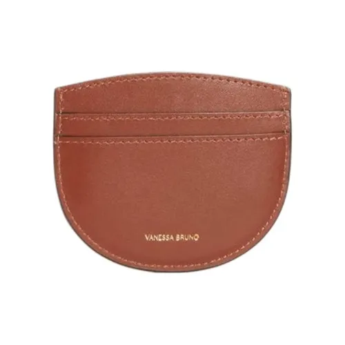Vanessa Bruno Коровья кожа Держатель для карт Женский Шоколад