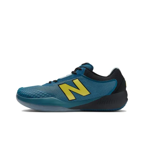 New Balance NB FuelCell 996v6 Устойчивые к истиранию Низкие Кроссовки для тенниса Мужские Синие Желтые