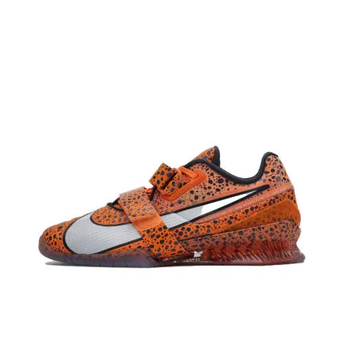 Nike Romaleos 4 Slip-Resistant Abrasion-Resistant Low-Top Training Shoes Unisex Orange Найк Ромалео 4 противоскользящие устойчивые к истиранию низкие кроссовки для тренировок унисекс оранжевые