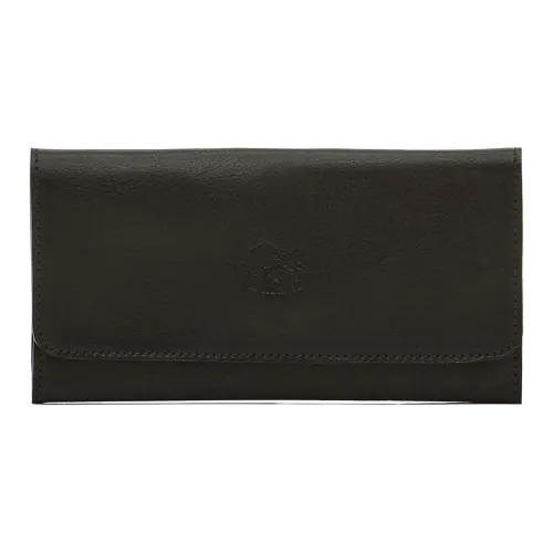 Il Bisonte Растение Дубленая Воловья Кожа Кошелек Женские Многоцветный