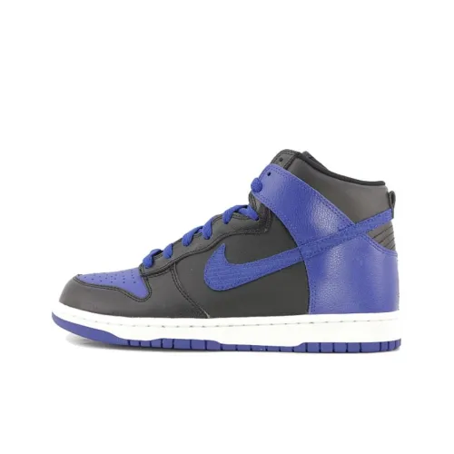 Nike Dunk High Slip-Resistant High Top Скейтборд Кроссовки Мужские Черные