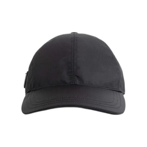 PRADA Переработанный нейлон Кепки Мужской Черный