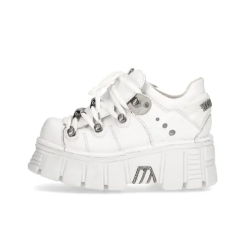 NEW ROCK Низкий топ Повседневная обувь Унисекс Белый