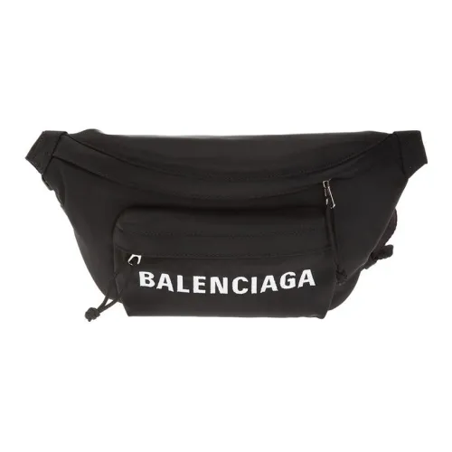 Balenciaga Нейлон Обхват талии Сумка Грудь Сумка Мужской Черный