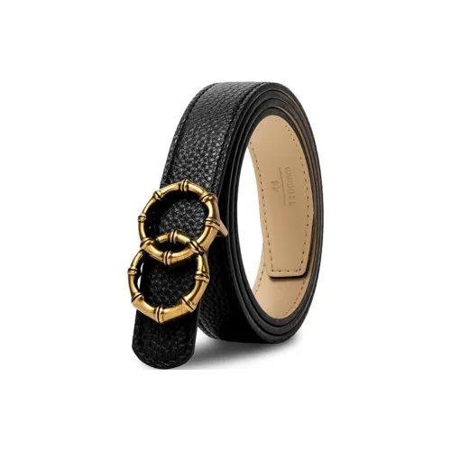 Youyoulan Ремни из коровьей кожи для женщин