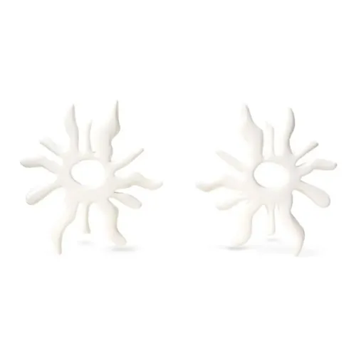 CULT GAIA Смола Серьги Женские Белые