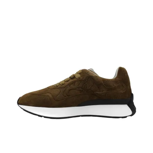 Alexander McQueen Sprint Runner Повседневный Низкий Топ Коричневый Мужской